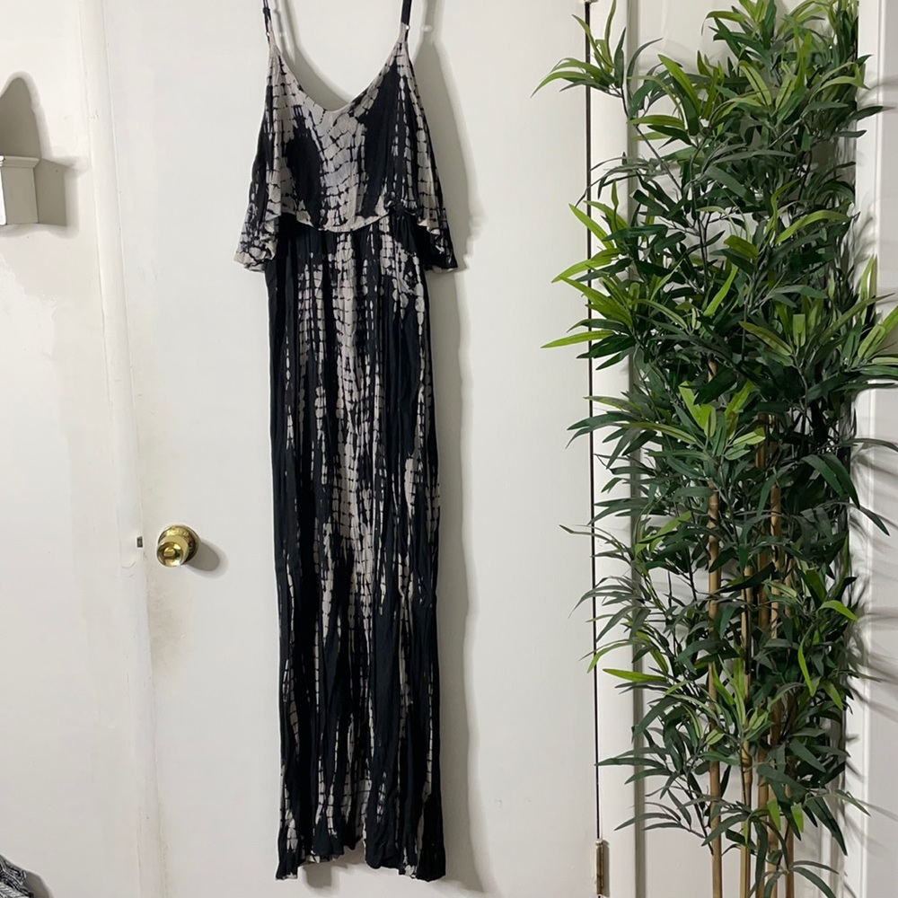 Tie dye maxi dress
